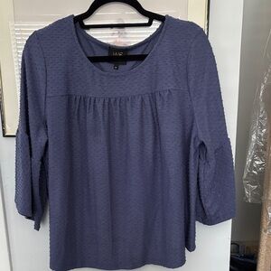 W5 Women's Textured Blouse in Blue